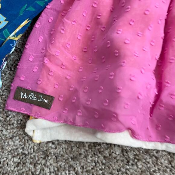 Matilda Jane Floral Long Sleeve Kids Top - Blue and Pink - Picture 6 of 9